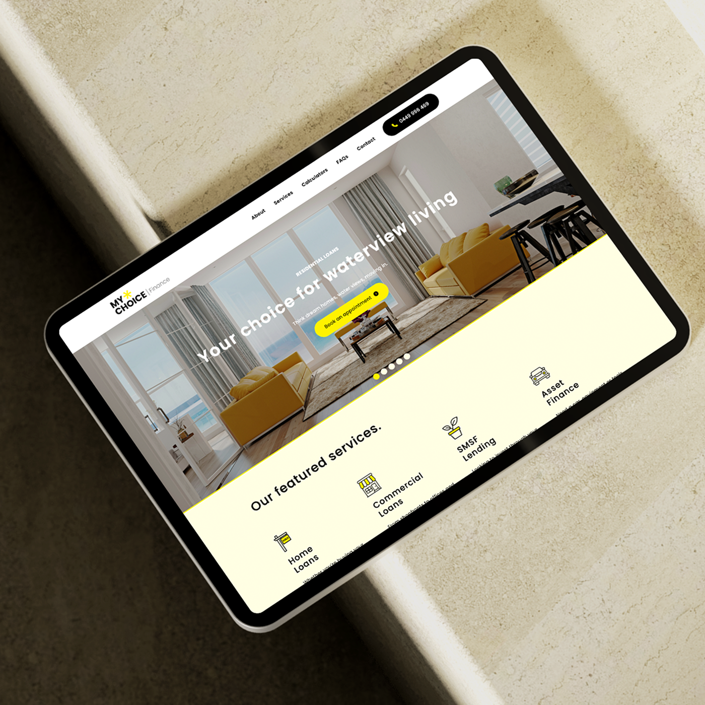 My Choice Finance Website - Website by Studio Web Design