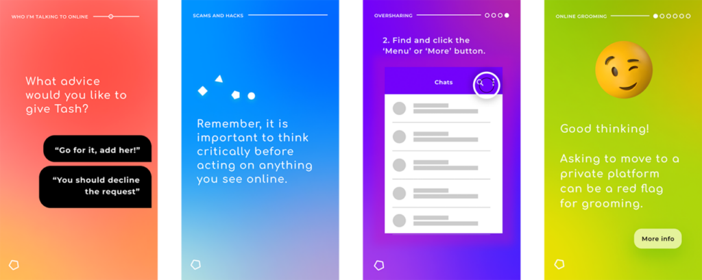 ChildFund Swipe Safe App UX - Website design and development for NFPs by Studio Web Design