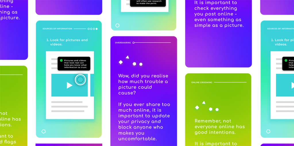 ChildFund Swipe Safe App UI - Website design and development for NFPs by Studio Web Design