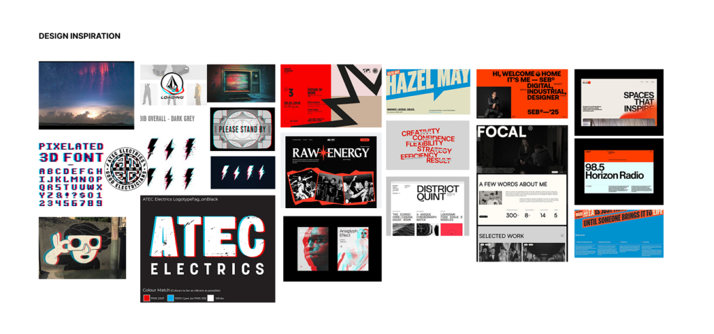 ATEC Electric's website design inspiration